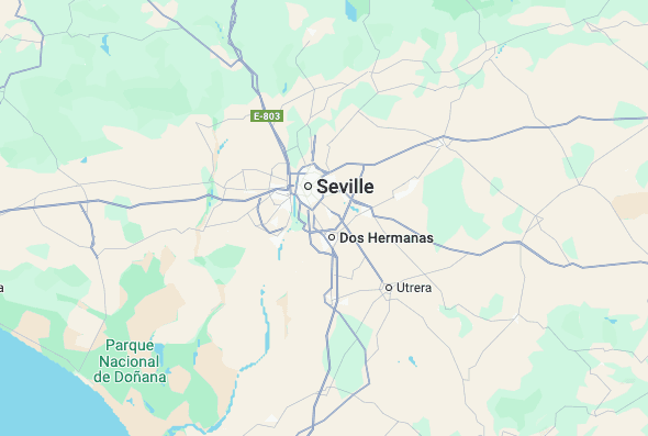 Seville map